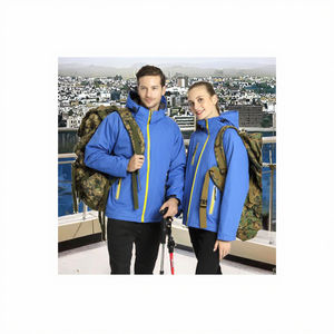 เสื้อแจ็คเก็ตผู้ชายพรีเมียมแบบลำลองสำหรับฤดูหนาว มีฮู้ด คอตั้ง ซิป ผ้าฟลีซหนา กันลม ตะเข็บอย่างดี ขายส่ง - Product Image 3