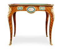 Updecors-Table de Console de Style Antique Sculpté à la Main pour Appartement de Ferme Salon Villa