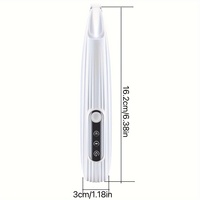 Tondeuse à poils pour animaux de compagnie à lumière LED, tondeuse silencieuse pour toilettage des chiens, tondeuse à poils pour pattes de chien rechargeable par USB avec écran, outils de toilettage pour animaux de compagnie