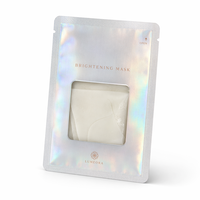 Prix d'usine – Sachet cosmétique rose en feuille laminée pour masque facial, emballage thermoscellable pour masque en feuille avec marque personnalisée