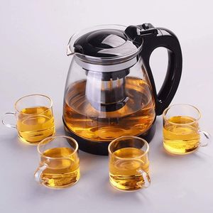 China Factory OEM Customizable Glass Teapot with Strainer Glass <b>Tea</b> Pot with <b>Tea</b> <b>Infuser</b> - Product Image 5