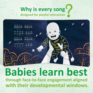 Chantez et apprenez des chansons chinoises <span class=keywords><strong>pour</strong></span> bébé Langue quotidienne dans la musique Livres sonores chinois <span class=keywords><strong>pour</strong></span> les enfants - Product Image 3