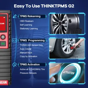 THINKCAR THINKTPMS G2 TPMS auto strumento di diagnosi della pressione dei pneumatici per auto strumento di diagnosi della pressione dei pneumatici autimmotivo TPMS sensore di programmazione - Product Image 2