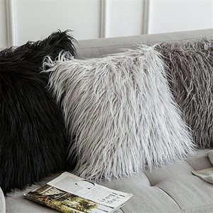 Housse de <span class=keywords><strong>coussin</strong></span> à poils longs, taie d'oreiller confortable et décorative, taille personnalisée, de haute qualité, nouvelle collection - Product Image 2