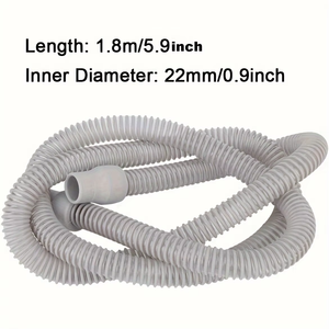Ventes Flash : Tuyau universel pour machine respiratoire de 1,8 m, 22 mm, en plastique, pour <span class=keywords><strong>CPAP</strong></span> – Tuyau flexible pour dispositifs médicaux - Product Image 2