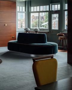 Juego de Sofás de Lujo para Restaurante Comercial con Asientos Tipo Booth para Bar y Cafetería - Diseño Moderno de Madera Sólida - Product Image 5