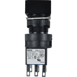 Luz Indicadora Cuadrada IDEC HA-C10 24V con Botón de Reinicio, IP65, Plástico Resistente - Product Image 1