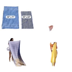 Telo mare turco Logo personalizzato Sand Free Super acqua morbida 90*180cm XXL lino cotone striscia telo mare con nappa - Product Image 4