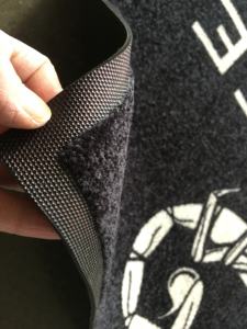 Logo <span class=keywords><strong>personnalisé</strong></span> paillassons d'entrée en caoutchouc extérieur <span class=keywords><strong>tapis</strong></span> de sol <span class=keywords><strong>tapis</strong></span> de pied en nylon imprimé conception personnelle <span class=keywords><strong>tapis</strong></span> Logo paillasson intérieur pour la maison - Product Image 2