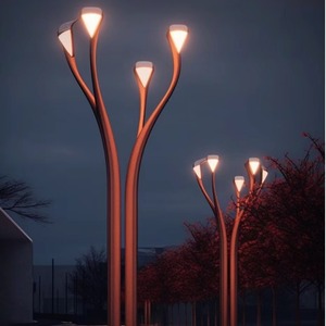 Lumière paysagère artistique orange en alliage d'aluminium IP65 avec télécommande, durée de vie de 50 000 heures, installation pour projets - Product Image 2