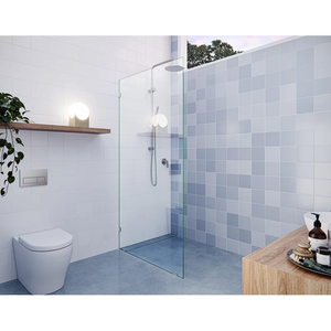 <span class=keywords><strong>Mampara</strong></span> de <span class=keywords><strong>Ducha</strong></span> Personalizada <span class=keywords><strong>para</strong></span> Cuarto de Baño, Fácil de Instalar, sin Marco, Ahorra Espacio, Panel Único - Product Image 1