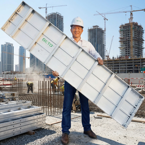 Panneaux de coffrage en alliage d'aluminium haute résistance, design moderne, <span class=keywords><strong>prix</strong></span> usine, pour la construction de villas - Product Image 1