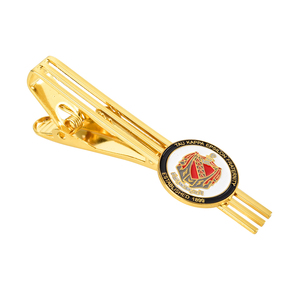 Người Đàn Ông Của Phong Cách Hiện Đại Cao Cấp Kim Loại Vàng-Mạ Hoa Biểu Tượng Tùy Chỉnh 3D Men <span class=keywords><strong>Tie</strong></span> Thanh <span class=keywords><strong>Tie</strong></span> Clip Khuy Măng Sét Bán Buôn Cho Quần Áo - Product Image 2