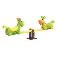 Balançoire à bascule pour enfants d'extérieur, équipement de jeux pour enfants à double siège, convient aux parcs et jardins pour enfants