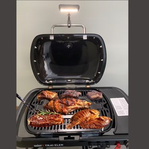Lampe de <span class=keywords><strong>barbecue</strong></span> à 9 LED rechargeable par USB, conçue pour le <span class=keywords><strong>barbecue</strong></span> <span class=keywords><strong>Kamado</strong></span> Joe, orientable à 360° °   Support rotatif étanche pour lampe de <span class=keywords><strong>barbecue</strong></span>. - Product Image 6