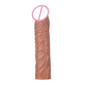 Delove Realistic Extension <span class=keywords><strong>Penis</strong></span> hülle Wieder verwendbare Silikon <span class=keywords><strong>Penis</strong></span> ver größerer Verzögerung Kondome Dildo Enhancer für Männer Sexspielzeug - Product Image 6