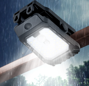 Lampe murale LED solaire de jardin pour l'extérieur Détection de corps Jardin Patio Porte de garage Réverbère de sécurité étanche - Product Image 6