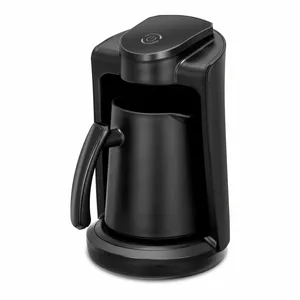 LEAZO 맞춤형 휴대용 커피 메이커 기계 스테인레스 스틸 커피 머신 터키 전기 커피 메이커 기계