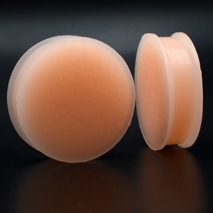 Bouchons d'<span class=keywords><strong>oreille</strong></span> classiques en silicone souple et épais, tunnel solide en forme de fleur, grand calibre, dilatateur d'<span class=keywords><strong>oreille</strong></span>, bijoux de piercing d'<span class=keywords><strong>oreille</strong></span>, fiançailles - Product Image 3