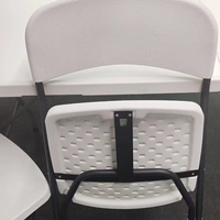 Chaises pliantes légères et portables blanches, table pour fête en plein air, chaise pliante en plastique, tables pour événements
