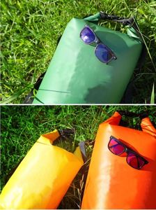 Sac à dos étanche en bâche PVC pour activités nautiques, vente en gros, capacité 20-36L, protection RFID, port USB, antivol, rétractable - Product Image 2