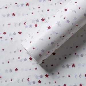Papel de Envolver Hecho a Mano, Biodegradable, Reciclable, con Diseño de Estrellas y Flores, 6 Colores, en Oferta - Product Image 2