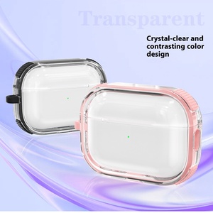 Pour <span class=keywords><strong>Apple</strong></span> pour <span class=keywords><strong>Airpods</strong></span> 3 génération 2 génération <span class=keywords><strong>coque</strong></span> d'écouteur matériau TPU Transparent accessoire souple universel pour tous les modèles - Product Image 3
