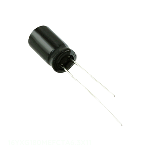Distributeur agréé Condensateur à électrolyte aluminium 180 µF 20% 16V RADIAL TH 16YXG180MEFCTA6.3X11 à montage traversant - Product Image 1