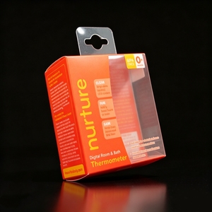 Custom logo Cosmetics Transparent PVC Folding <b>Box</b> Transparent Plastic for Lipstick Packaging <b>Box</b> with Hanger - Product Image 1