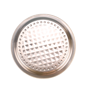 Multi-Size Luxury Stainless Steel <b>Dinner</b> Plate & <b>Tray</b> for Wedding Events Eco-Friendly Polished Metal - Product Image 1