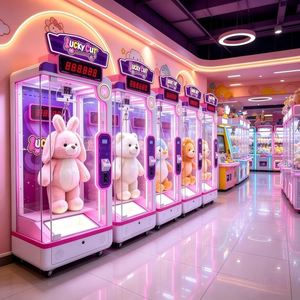 Lucky Cut Single Cut Prize Machine Commercial Arcade Game Doll Scissors Cutter Machine Shopping Mall Amusement Equipment - Product Image 2