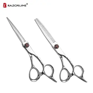 Salon Hair Cutting Scissors Sets Japan440C Hairdressing Scissors Size 6 inches By Razorline