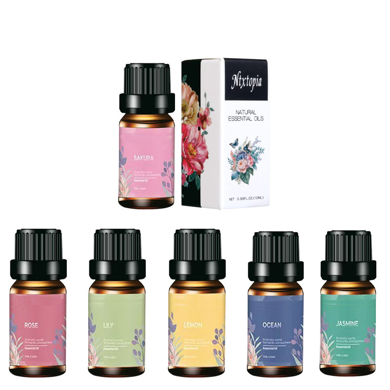 4 random water-soluble essential oils-10ml each