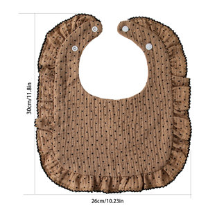 Bib Bayi Muslin, Bib Bandana Bayi, Bib Anti Ludah 100% Katun Unisex untuk Bayi Laki-laki dan Perempuan, Bib Katun Muslin dengan Kancing untuk Bayi yang Sedang Tumbuh Gigi dan Mengeluarkan Air Liur, Berumbai - Product Image 5