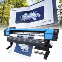 Máquina Automática para Impresión de Banners Flexibles y Adhesivos para Autos, Plotter de 1.6m/1.8m/3.2m con Cabezal I3200/xp600, Impresora de Inyección de Tinta Eco Solvente para Exteriores