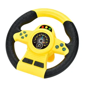 Brinquedos De Aprendizagem Interativos De Volante Para Condução Brinquedos De Simulação Rotação De 360 Graus Com Sons Jogo De Corrida Volante