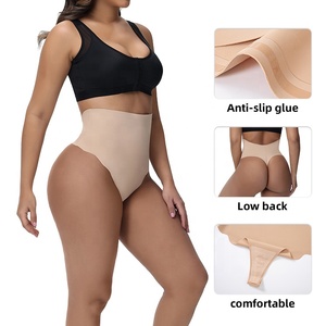 <span class=keywords><strong>Faja</strong></span> Moldeadora <span class=keywords><strong>Invisible</strong></span> de Moda, Bragas Antideslizantes de Espalda Baja, Control de Abdomen, Sin Costuras, Tanga de Cintura Alta para Mujer - Product Image 2
