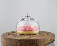 Couvercle d'affichage en verre écologique résistant à l'eau avec bouton, pour emballage général de produits alimentaires et de boissons, impression de logo simple ALCHEMY ART