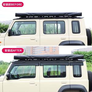 6 Pièces Protection UV Accessoires Jimny Pare-Pluie Noir Déflecteur d'Air Vitre Latérale Voiture pour Suzuki Jimny 2023 2024 5 Portes - Product Image 4