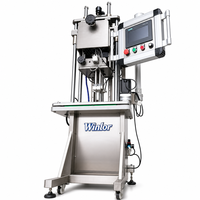 Machine de capsulage rotative haute vitesse Winlor pour la ligne d'emballage de cosmétiques, de lotions et de boissons alimentaires