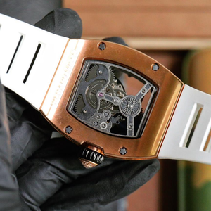 Reloj Automático de Lujo para Mujer RM 19-01, Material de Oro Rosa, Diamante Moissanita, Tourbillon, Reloj Mecánico de Moda para Mujer, Nuevo - Product Image 5