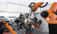 Robot de soudage à 6 axes KUKA KR8 R2100-2 Arc HW avec moteur PLC - Haute précision, charge utile de 8 kg, IP65