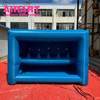 Stand de jeu gonflable sur mesure pour tir au but, tente de jeu gonflable pour fêtes et événements en extérieur