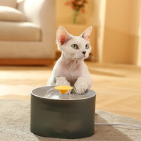Fontaine à eau automatique pour chats et chiens avec filtration silencieuse à circulation continue, distributeur d'eau pour animaux de compagnie, sans matériaux nocifs