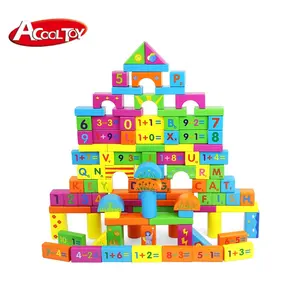 100 Pieces Montessori Toys Kids Toys Wooden Blocks Educational Game Toy 40 Unisex 60 Barrel 4 Pcs Modern Buildings as Picture