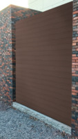 Panneaux composites modernes en fibre de verre PU Revêtement mural extérieur ignifuge et imperméable pour l'extérieur