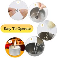 Hot Selling Luxus Soja Kerze Herstellung Kit DIY Wachs Gläser Set für Weihnachten Hochzeit Diwali Bienenwachs Material