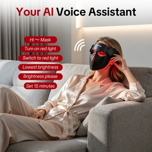 Nueva Máscara Facial de Terapia de Luz con Activación por Voz, Máscara de Terapia de Luz Roja <span class=keywords><strong>4D</strong></span> para Salón de Belleza - Product Image 5