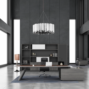 Chất Lượng Cao Quản Lý Văn Phòng Bảng Chân Thiết Kế Tùy Chỉnh Nội Thất Văn Phòng Kim Loại Khung Bàn Văn Phòng Khung - Product Image 2