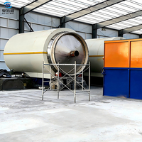 Máquina de pirólisis de plástico para convertir residuos de plástico, chatarra plástica estable, lodos de perforación petroleros y neumáticos usados en aceite combustible